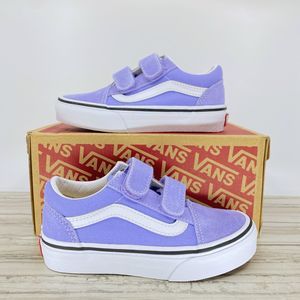 VANS OLD SKOOL V PALE IRIS (KIDS 7J)